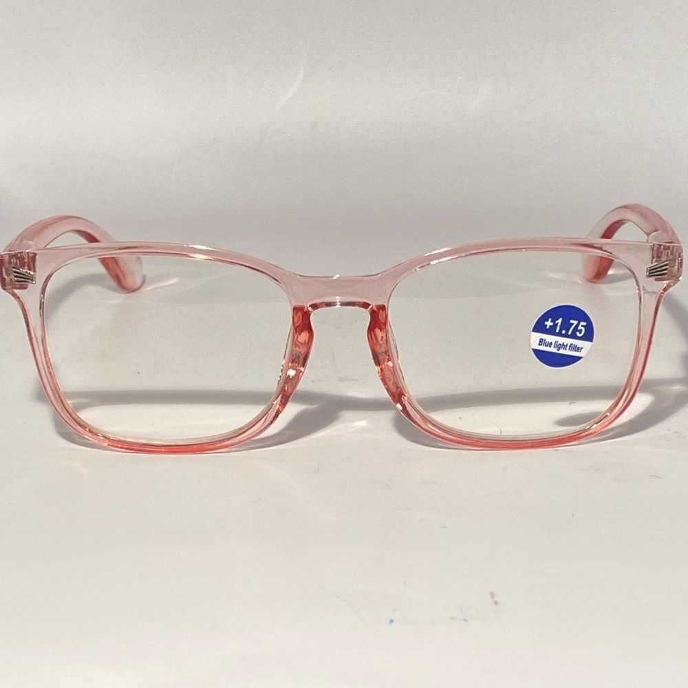 1515 Colette 1.75 Pink Reading Glasses Soft Butterfly Readers NWT - Picture 3 of 9